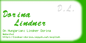 dorina lindner business card